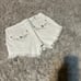 Women’s size 26 White frayed Miss Me shorts