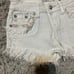 Women’s size 26 White frayed Miss Me shorts