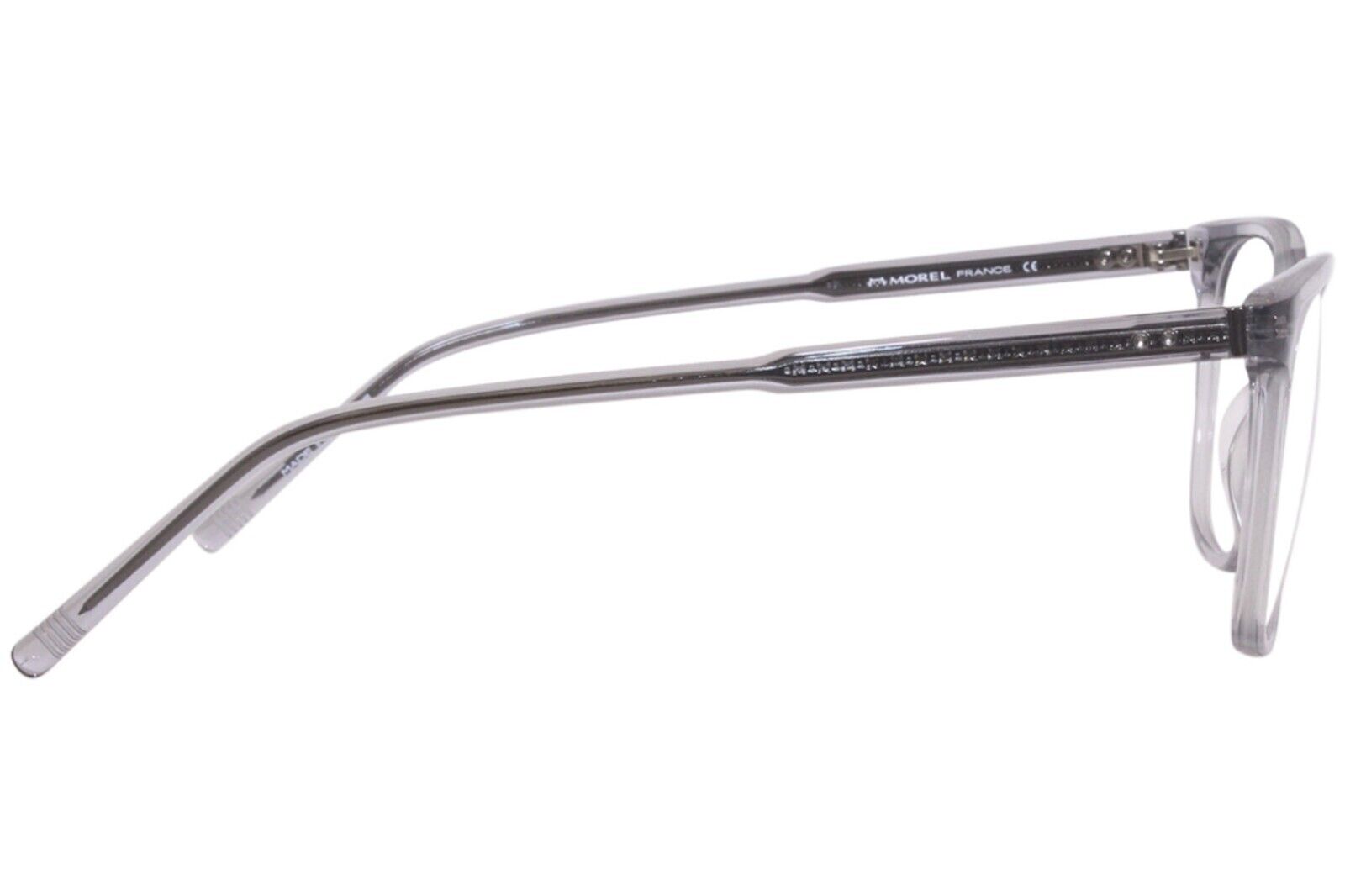 Morel 1880 60134M GG11 Clear Gray Square Plastic Eyeglasses Frame 55-20-145