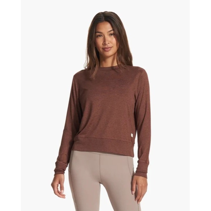 Vuori Daydream Crewneck Tee Womens Size XL Moisture Wicking Shirt Athleiusre Gym