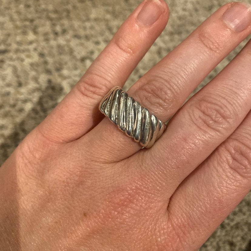 Thick 925 Sterling Silver Ring