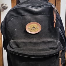 Jansport Leather Backpack