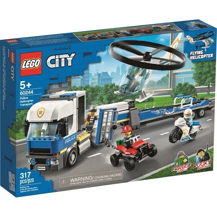 LEGO 60244 City Police Helicopter Transport