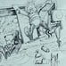 Jim Snook Studio Artist Comic Cartoons 88 New Retriever Signed Sketch Art Print