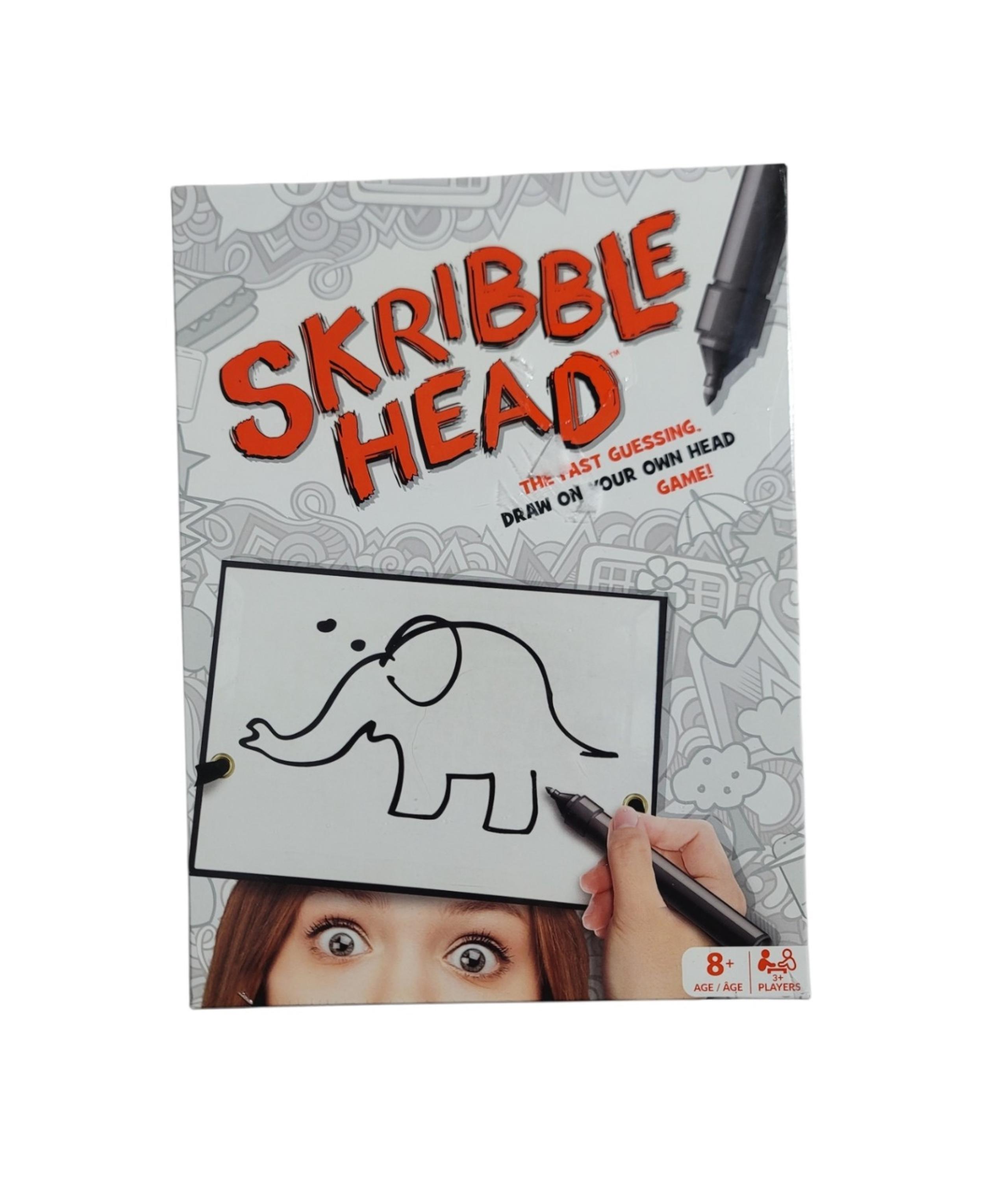 Skribble Head Drawing Game Buffalo Games Drawing Guessing NEW Sealed Family