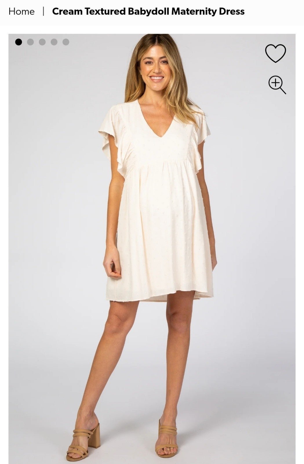 NWT Pink Blush Maternity Dress