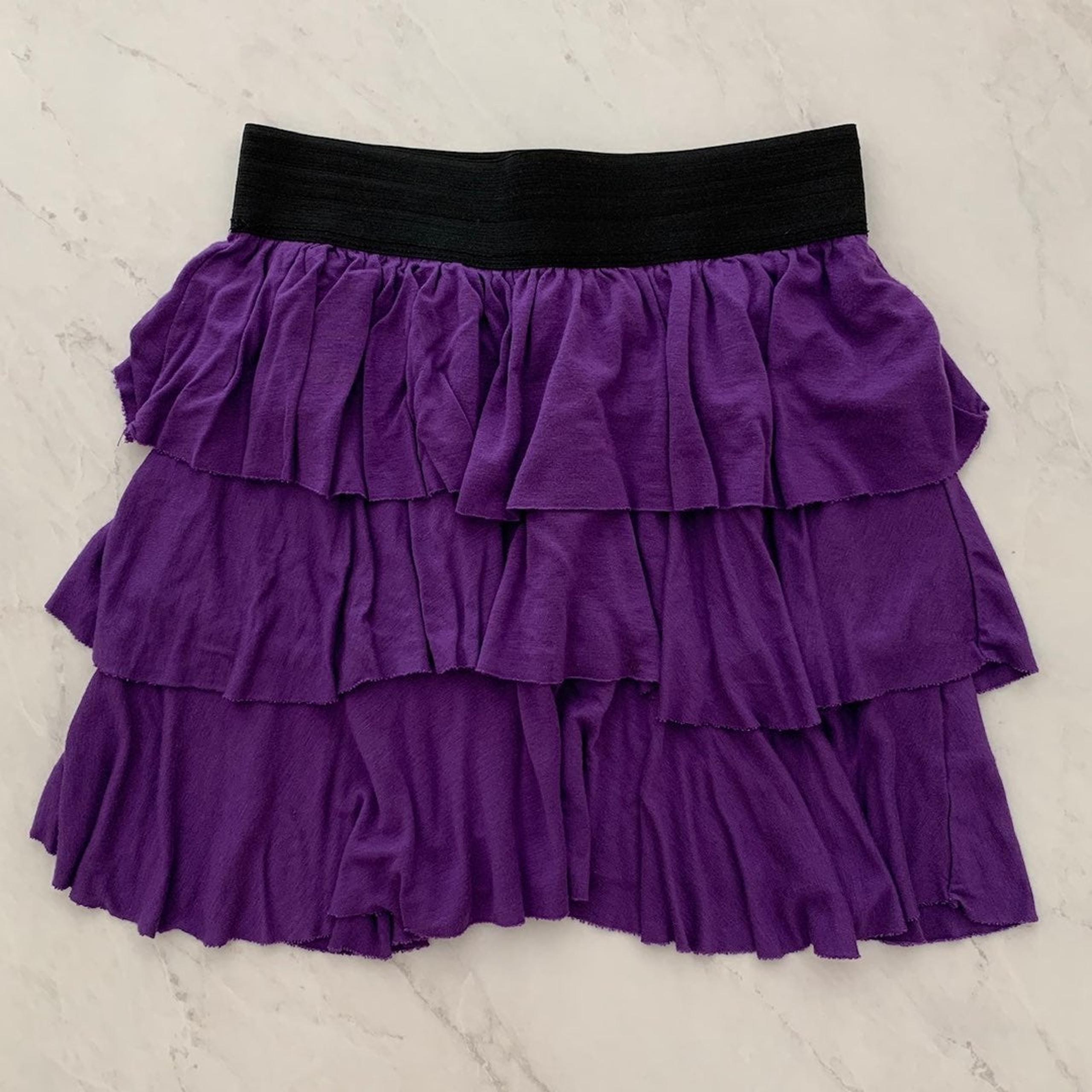 Purple Layered Skirt