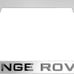 Premium RANGE ROVER SUV Car License Plate Silver Frame Land Rover. Silver Metal