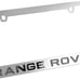 Premium RANGE ROVER SUV Car License Plate Silver Frame Land Rover. Silver Metal