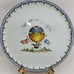 Vintage French Hot Air Balloon Ceramic Plate Rouen France 12.5 Signed A. Augy