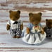 Calico critters/sylvanian families Vintage Timber top Bear Family Of 5