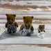 Calico critters/sylvanian families Vintage Timber top Bear Family Of 5