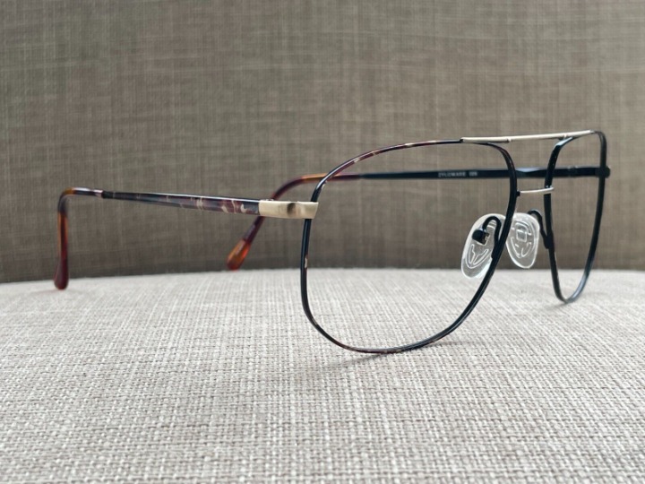 Zyloware Men Eyeglasses frame Black/Brown Tone Metal Frame 59[]16 144 Glasses