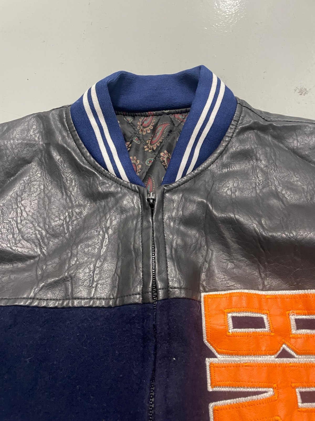 Vintage 90’s Denver broncos varsity letterman jacket LdYGnlo00