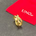 Uno de 50 Ring Gold-Plated Ring Crossed Ring Women Jewelry Gift size 8