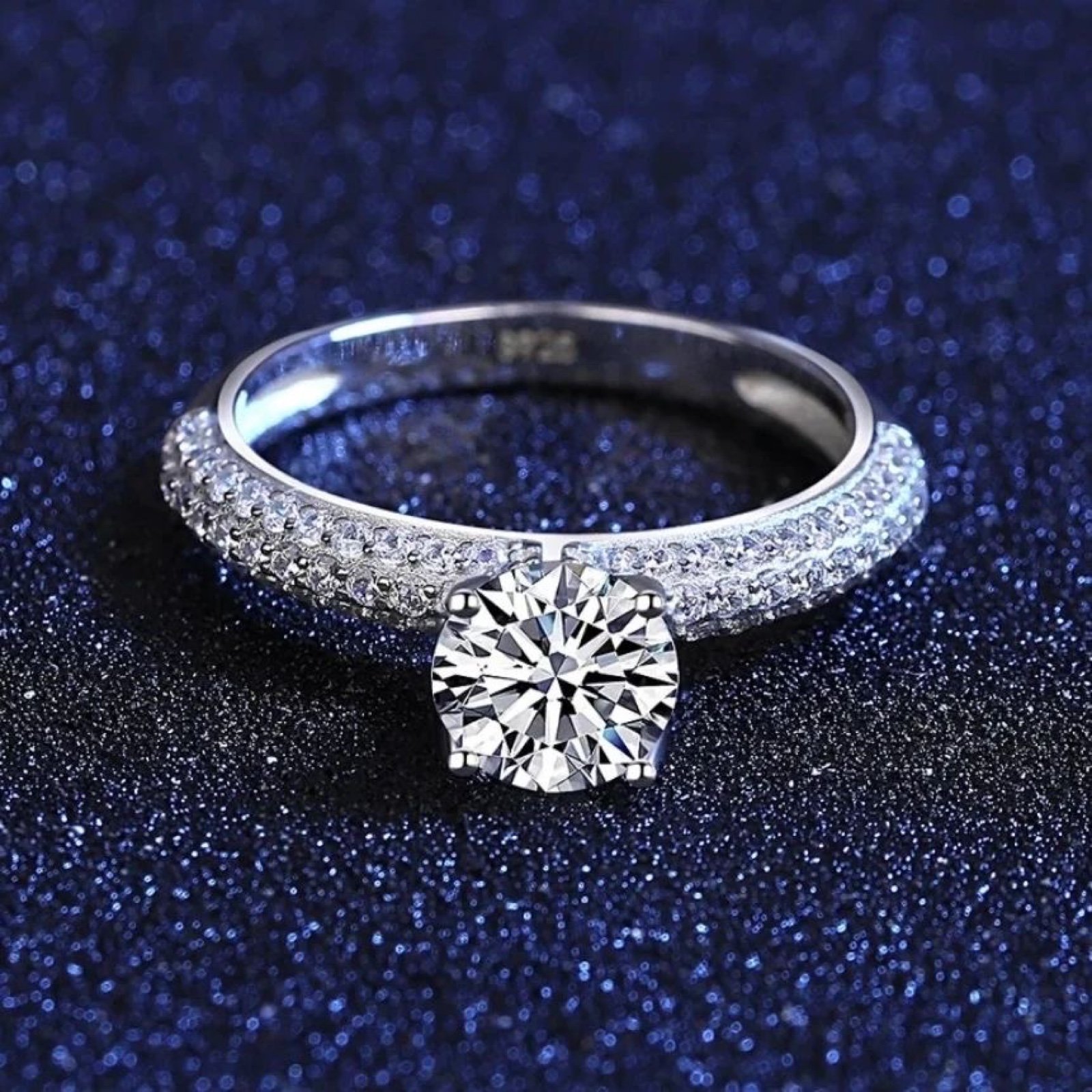 *sale* 1ct Round cut Infinity Diamond Wedding Ring Size 6,7,8