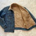 LEVI'S Levi's G-Jean Rare Brown Boa Denim Jacket