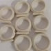 8 Vintage Napkin Rings Whole Wheat Porcelain 2 Mikasa Style