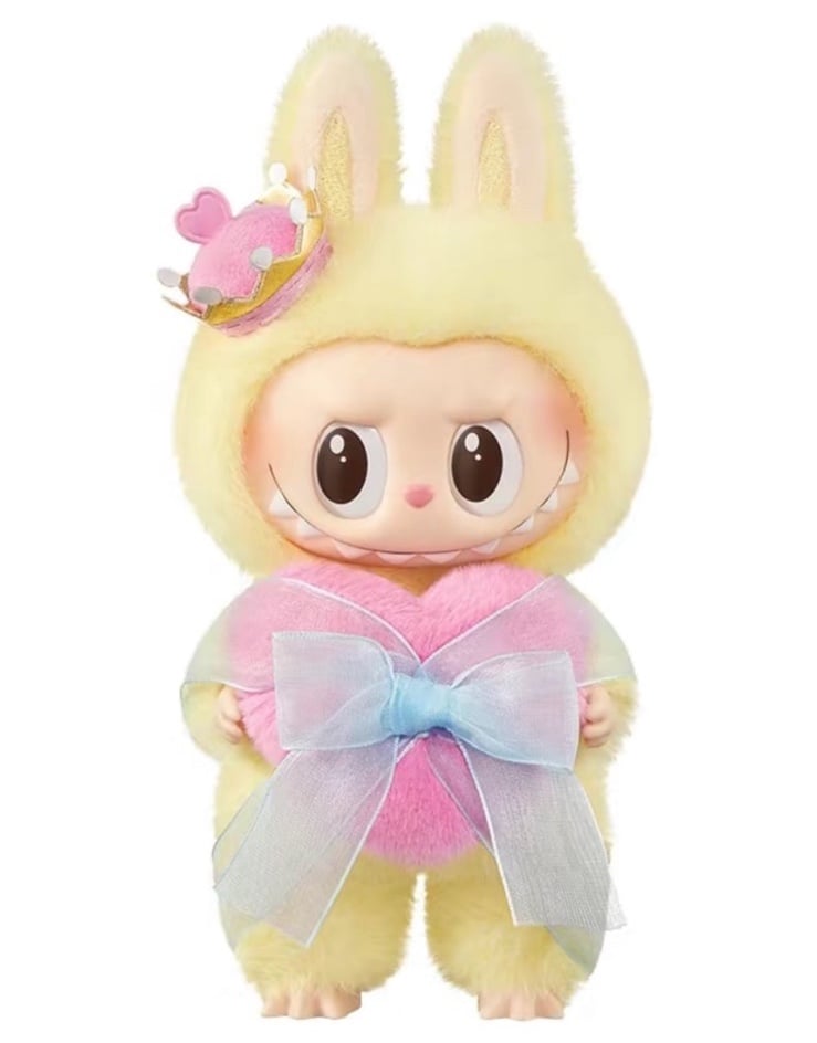 Pop Mart The Monsters Let's Checkmate Vinyl Plush Labubu Queen Pendant Hang Card
