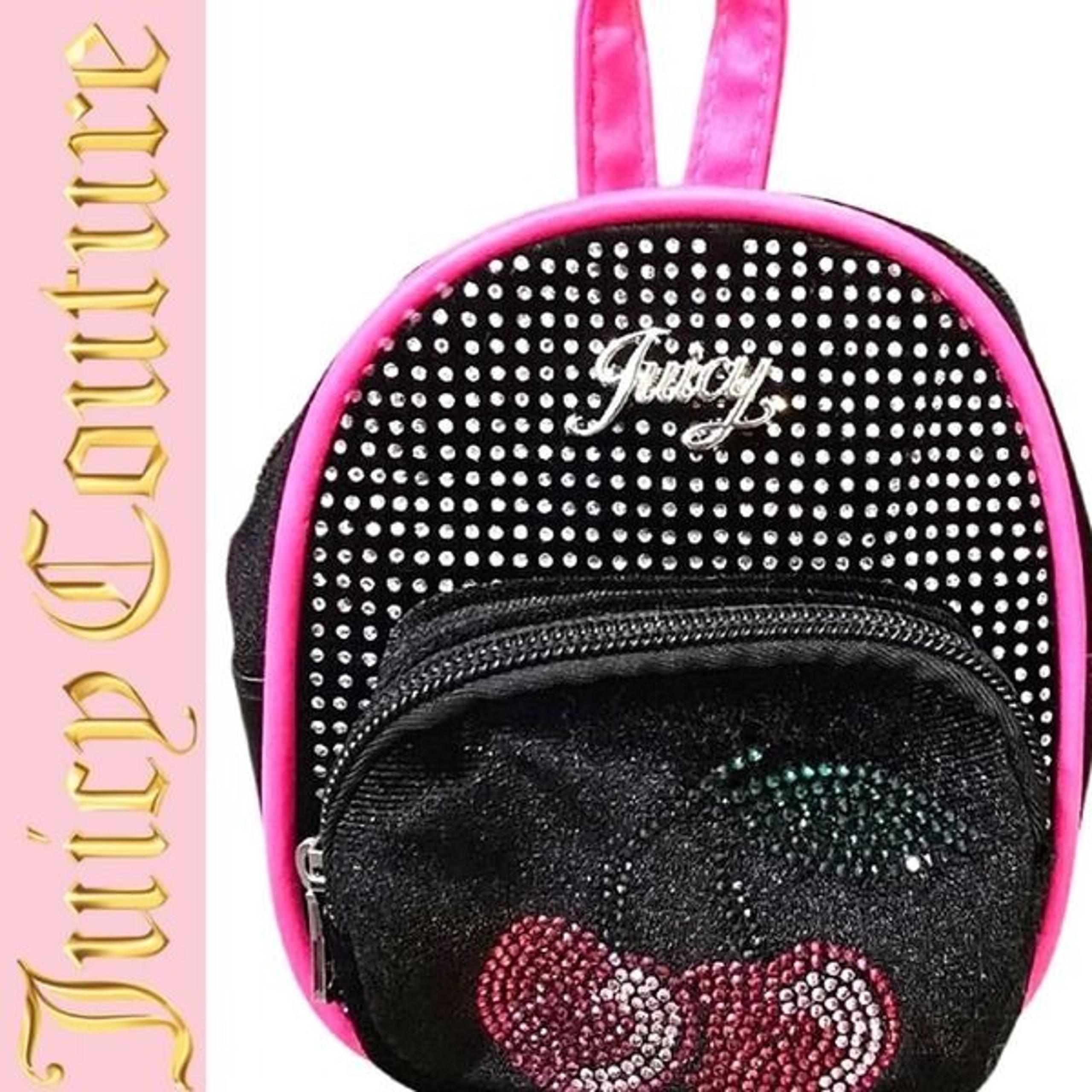 Juicy Couture Rhinestone Cherrirs Mini Backpack