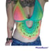 Olive green handmade crocheted mandala festival crop top C cup