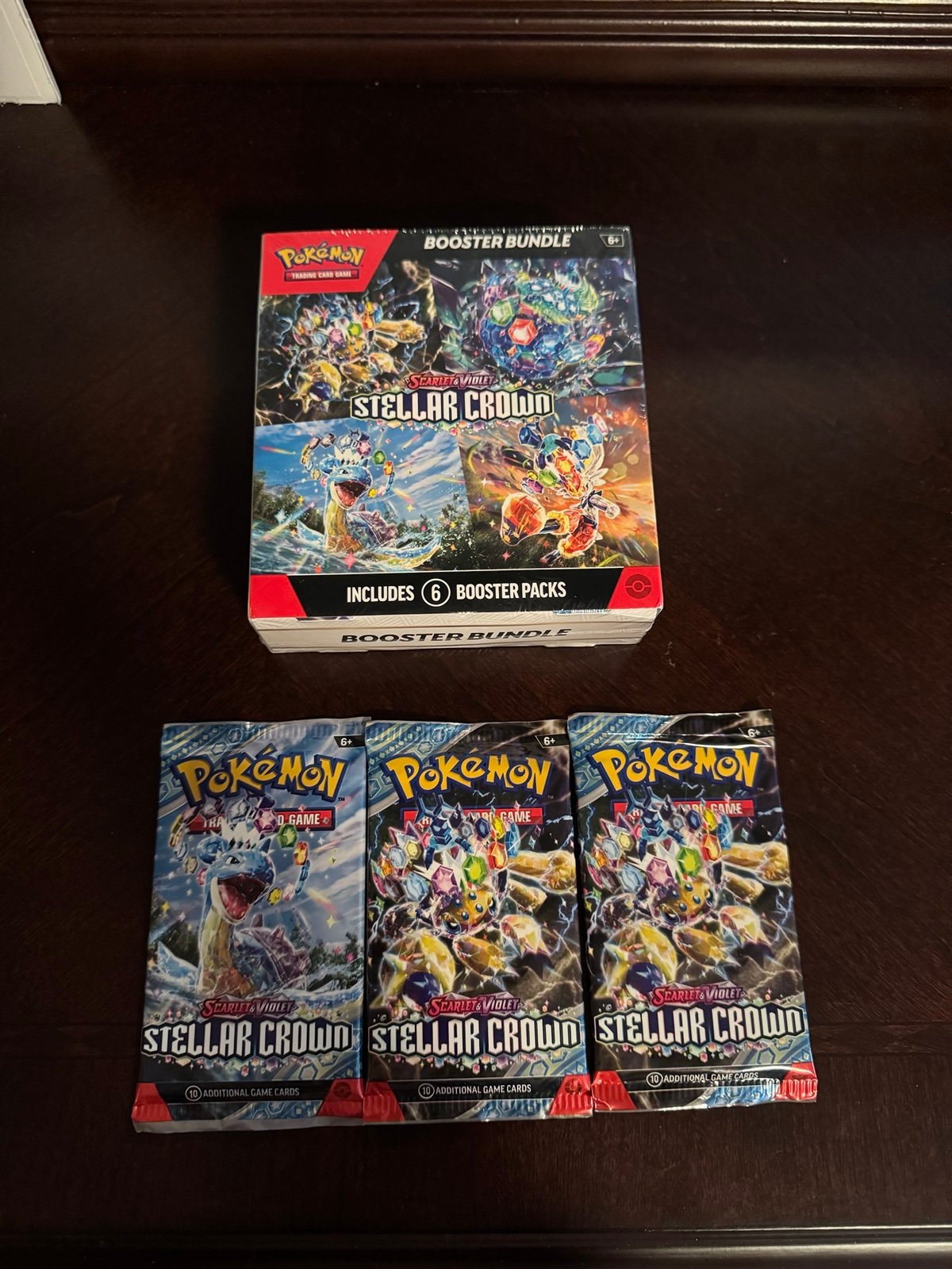 Stellar Crown Booster Bundle and 3 Booster Packs