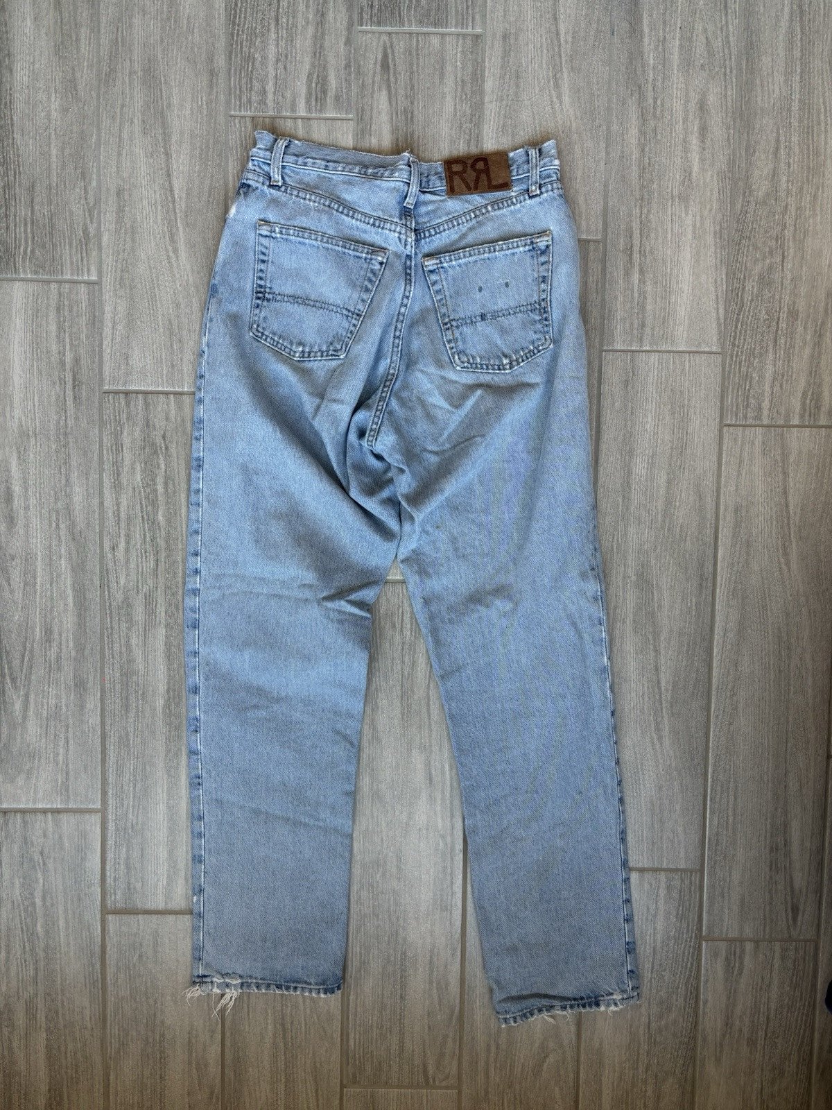 RRL Double RL Men’s Jeans straight leg size 30x32 Light Wash Polo Ralph Lauren