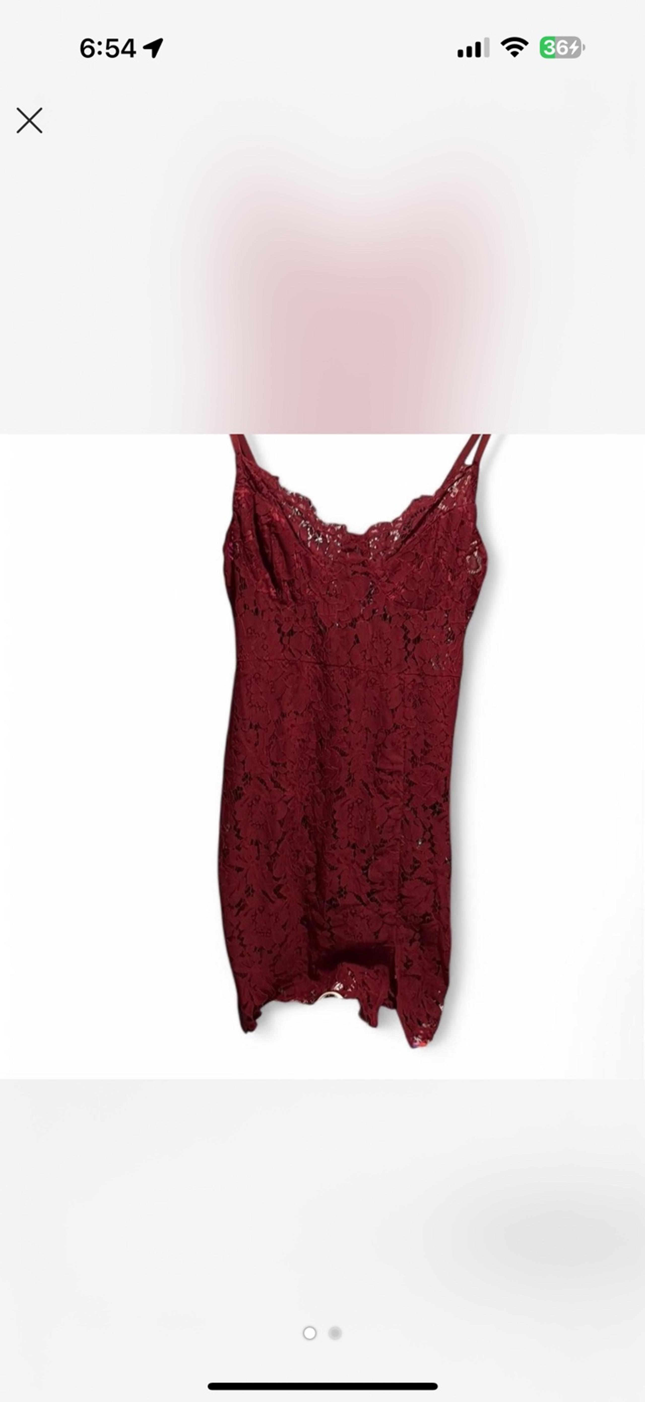 Fashion Nova Red Mini Slip Dress with Spaghetti Straps for Cocktail Night Out