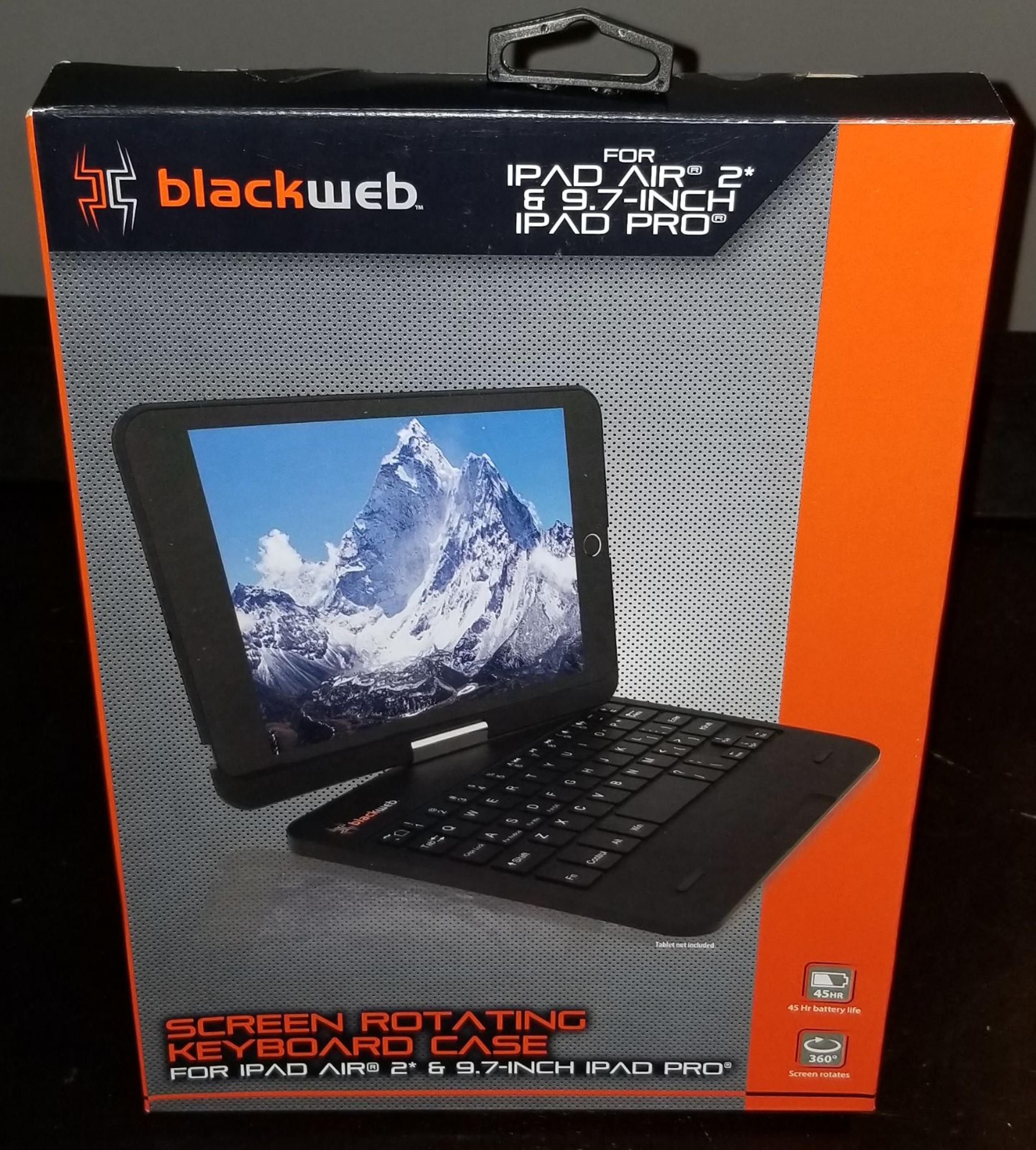 Blackweb Swivel Case iPad Air2 & 9.7 Pro