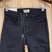 L'AGENCE NWT High Rise Skinny Jeans 24 Margot Destruct Ripped Knees Zinc Black