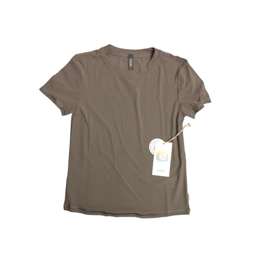 VUORI Women’s Hot Mesh Short Sleeve Tee Size Small Color Smoke Gray New w/tag