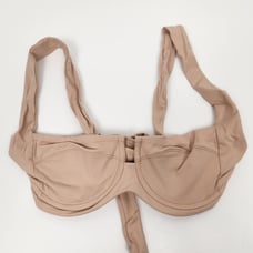 L*Space Camellia Bikini Top in Light Brown Size Small Underwire NWT