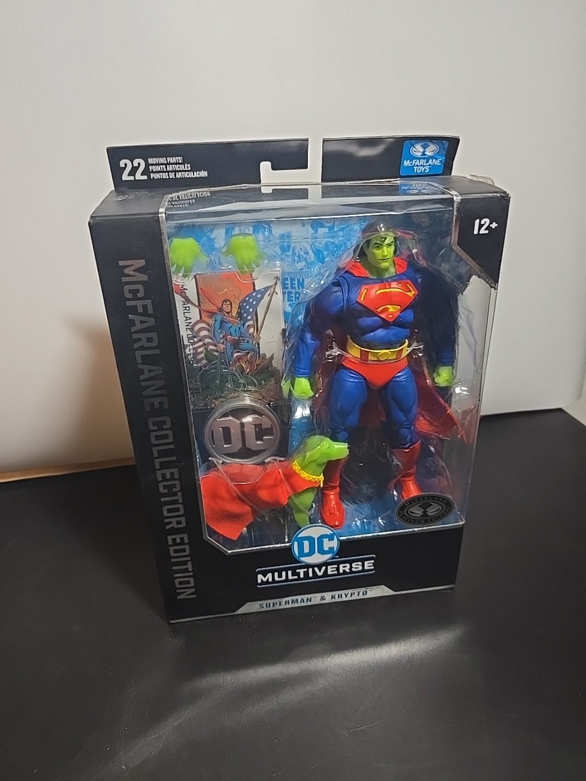 McFarlane Collector Edition DC Multiverse Superman & Krypto Action Figure New