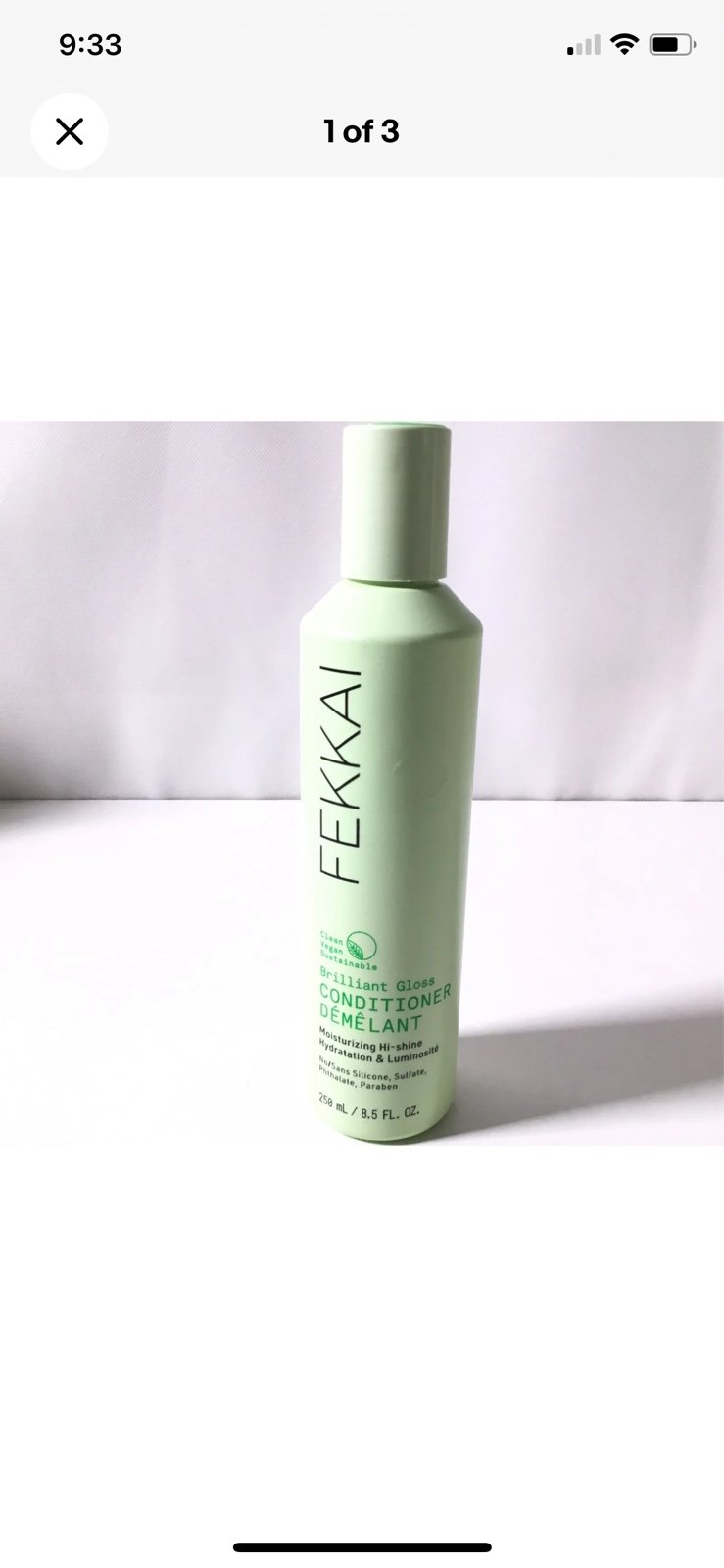 Fekkai Brilliant Gloss Conditioner Moisturizing Hi-Shine, 8.5 fl oz