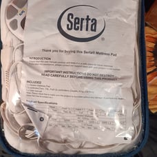 Serta king heated mattress pad
