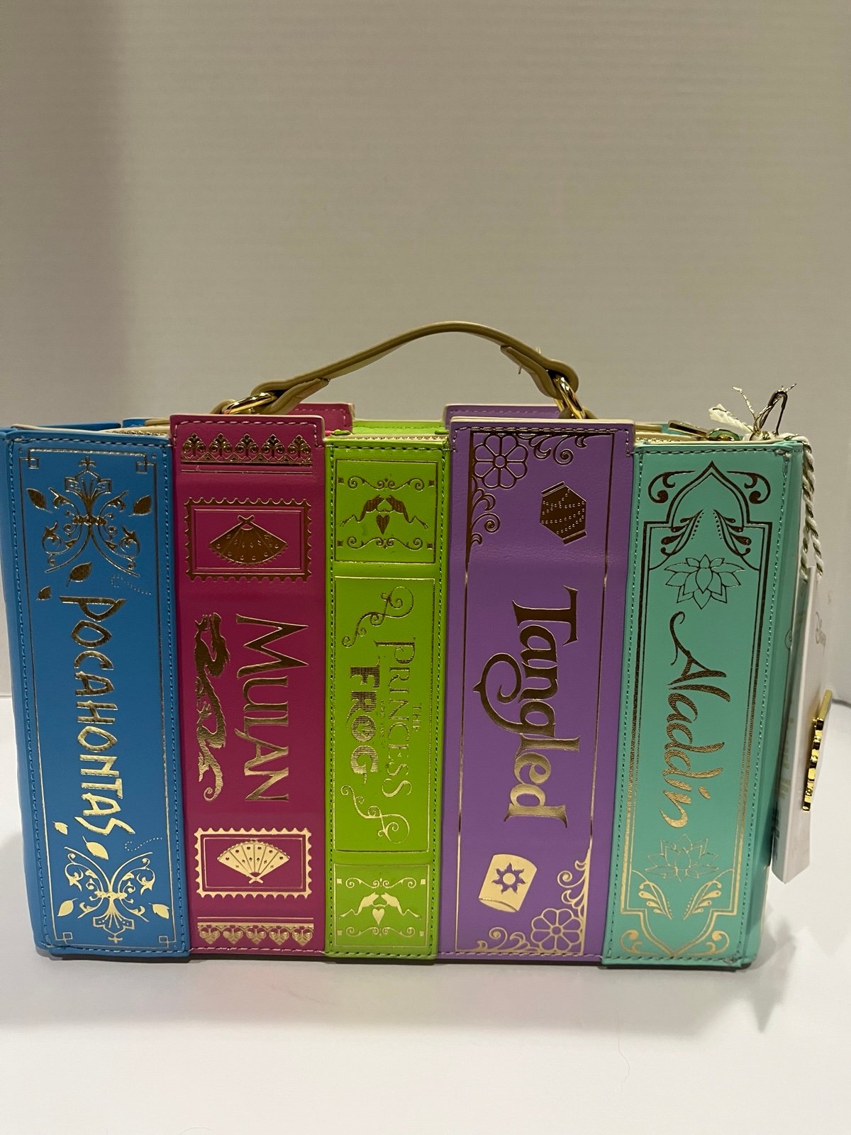 Disney Stitch Shoppe Princess Books Volume 2 Loungefly Crossbody Bag