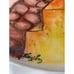 Beautiful Greek Handmade Hand Painted ceramic platter by Paulidis