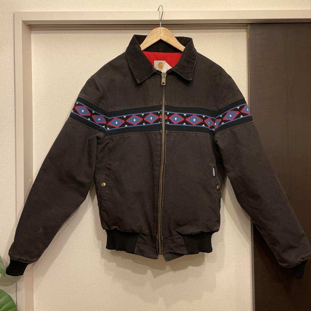 90's Carhartt Santa Fe Jacket Southwest Black M
