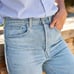 NWOT Frank & Eileen Monaghan Mom Jean 90s Light Wash 28 Button Fly High Rise