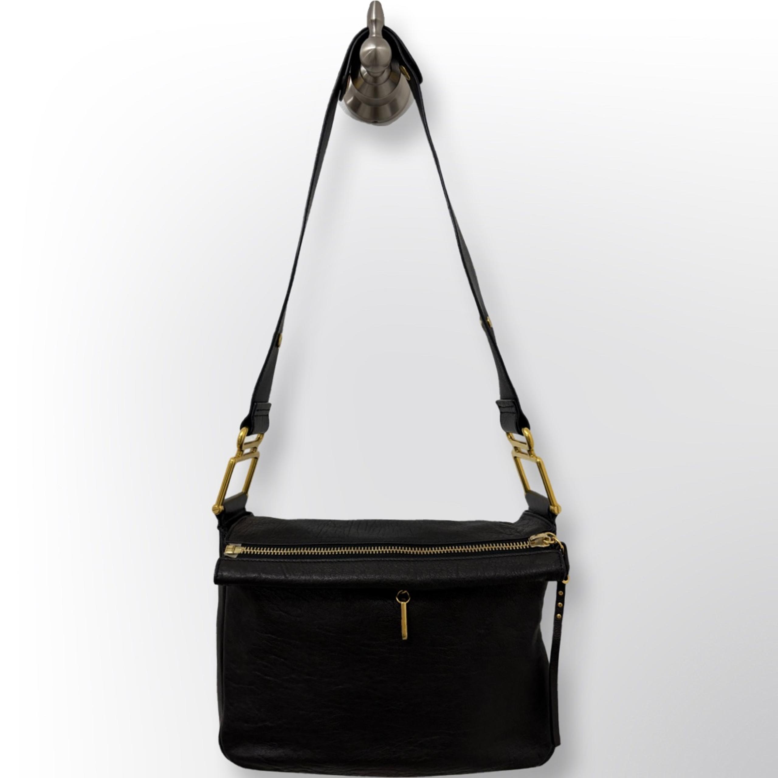 Chloe Vanessa Black Sheepskin Leather Shoulder Bag