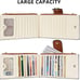 Leather Wallets for Women Purse Card Holder with Zipper Pocket
