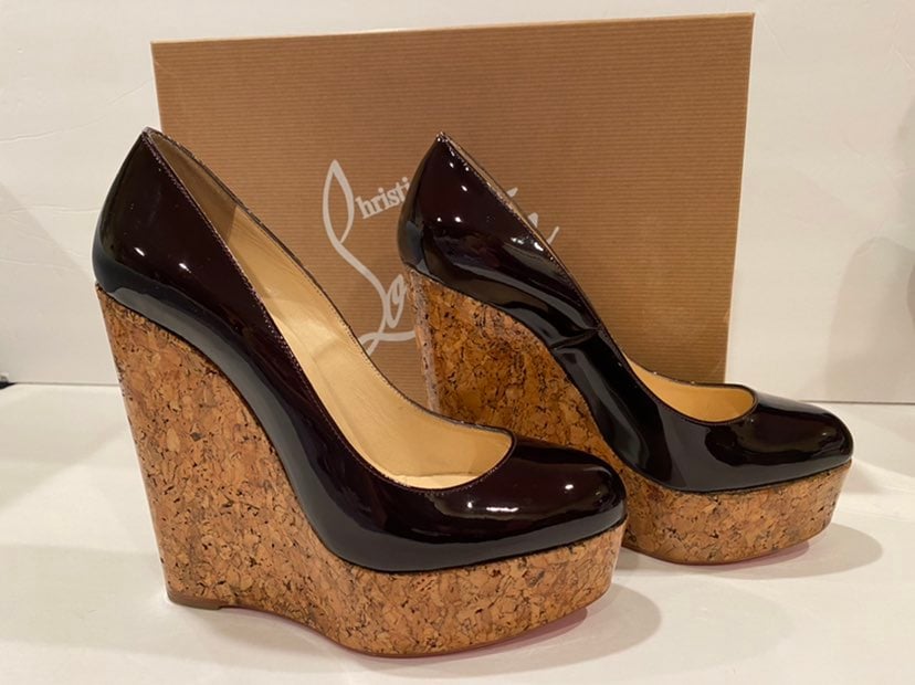 Christian Louboutin Platform Wedge Shoes | Mercari