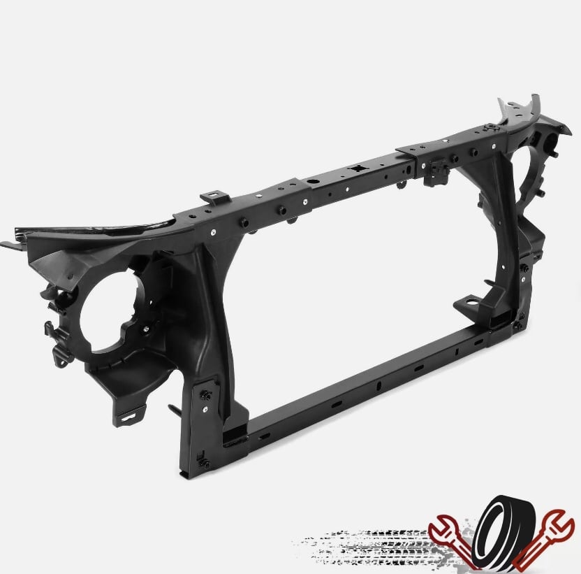 For 2007-2018 Wrangler 6Cyl 3.6L/3.8L Black Radiator Support Core Assembly