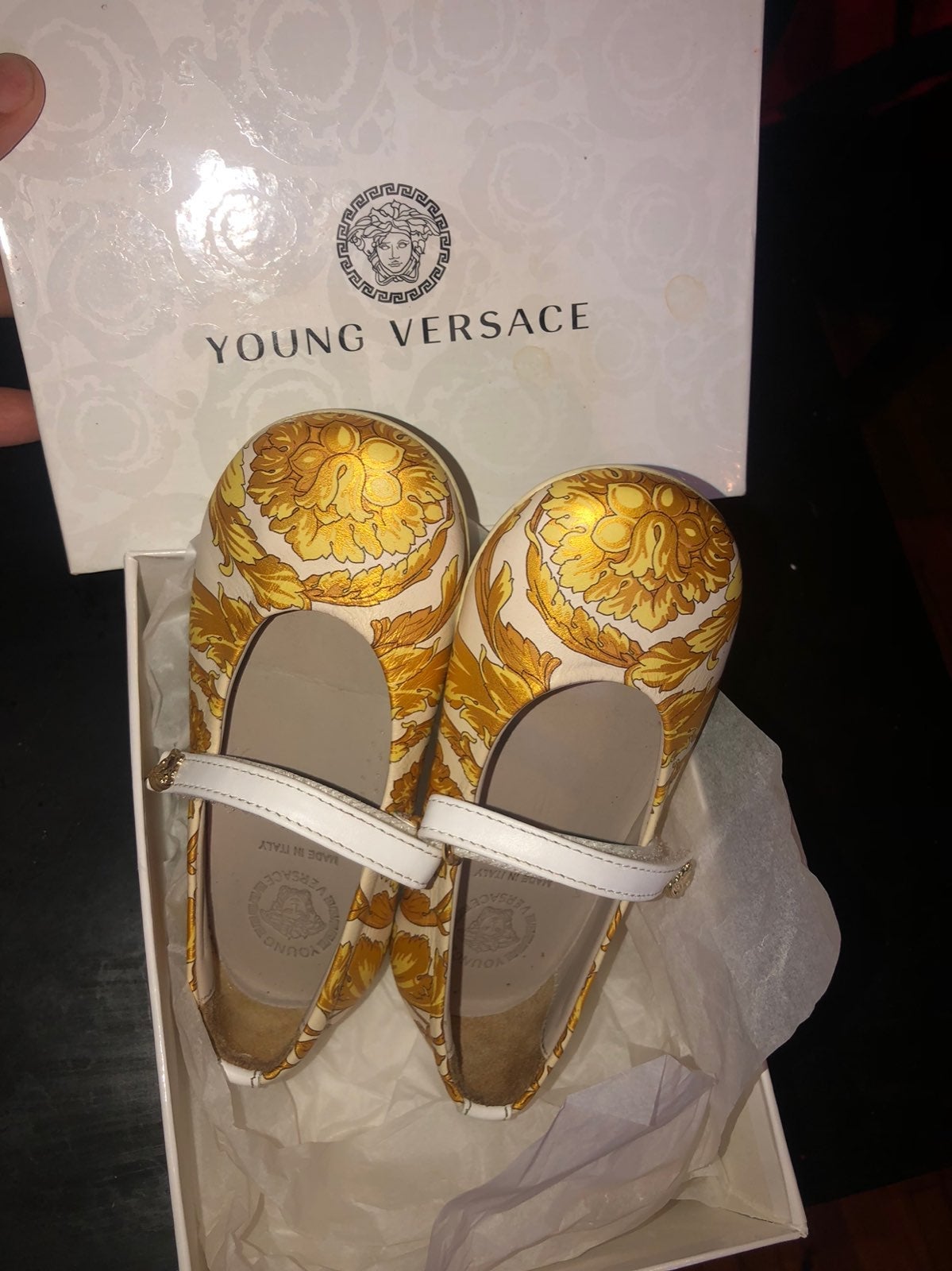versace ballerina shoes