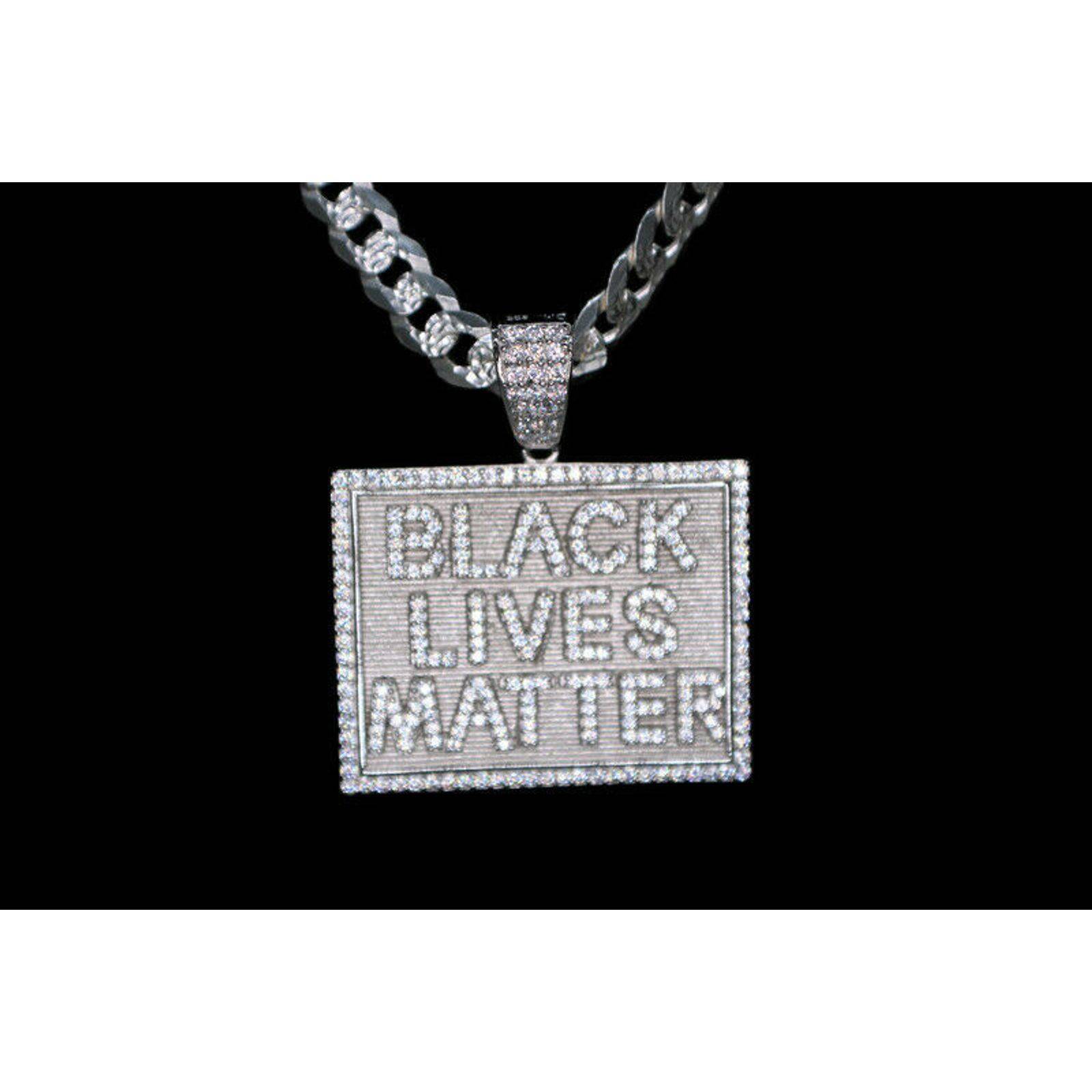Black Lives Matter Necklace 925 Silver