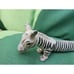 VTG ZEBRA Salt Pepper Shaker 10 LONG 2-in-1 Craftsman Japan ANTHROPOMORPHIC