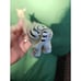 VTG ZEBRA Salt Pepper Shaker 10 LONG 2-in-1 Craftsman Japan ANTHROPOMORPHIC
