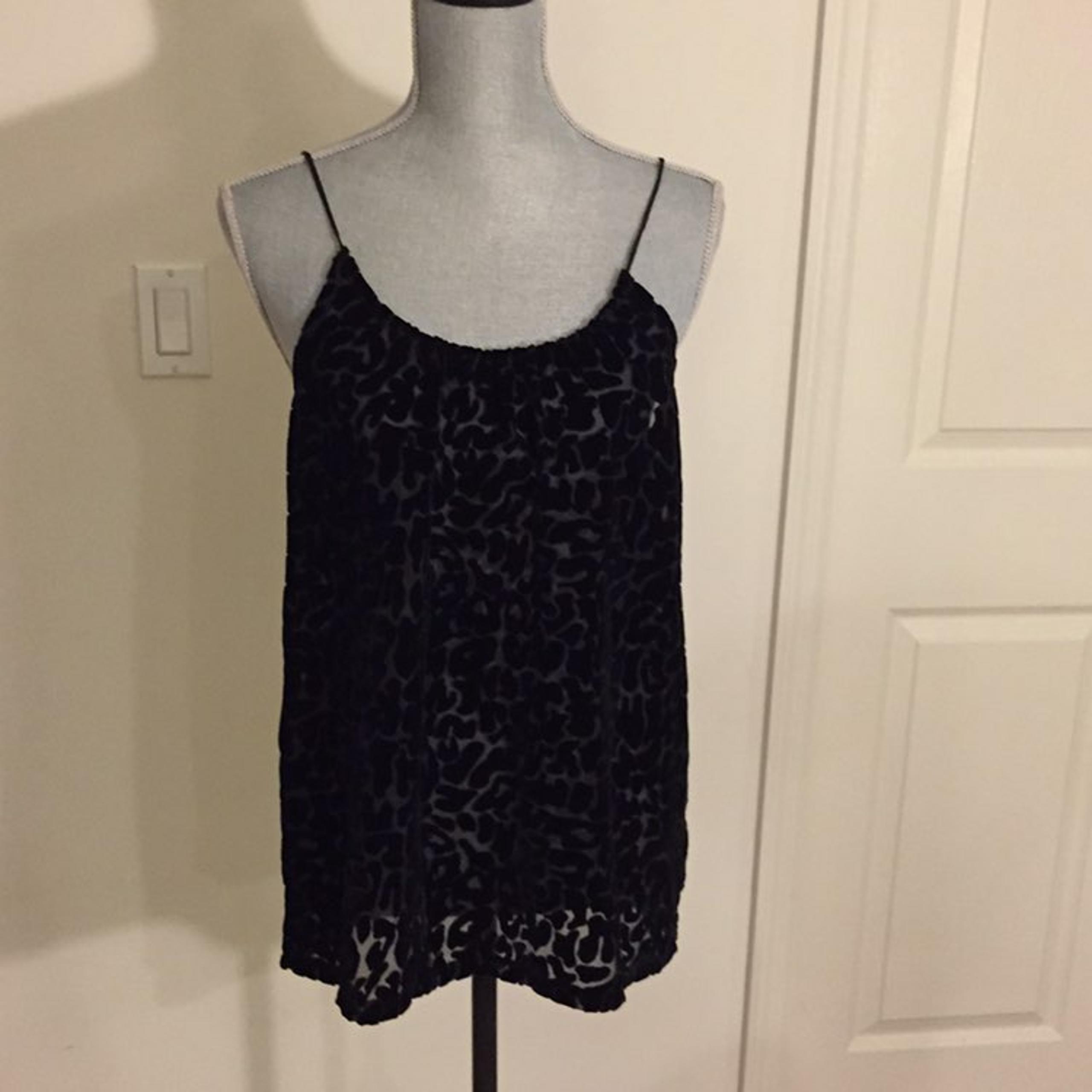 MICHAEL KORS Black Silk Camisol Tank (M)