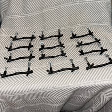 Vintage Pewter Twig Branch Drawer Handles For Dresser With Hardware E1