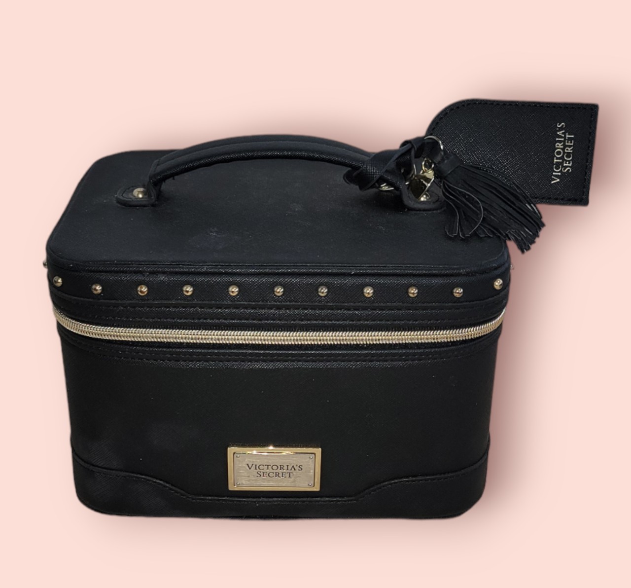 Victoria's Secret Cosmetic Bag Train Case - Black